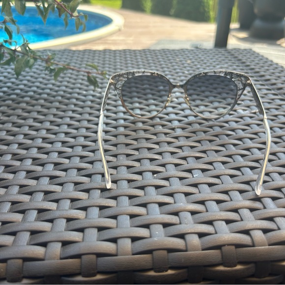 Jimmy Choo Estelle/S Envy Black Cat-Eye Sunglasses - Picture 5 of 7